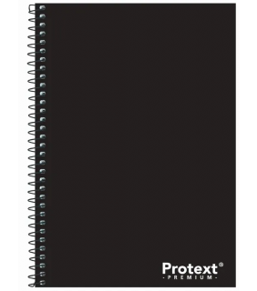 Protext Premium spiral Notebook with PP cover and pocket side bound