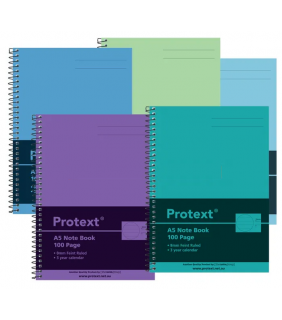 Protext A5 100Pg Pp Note Book Mixed Colours
