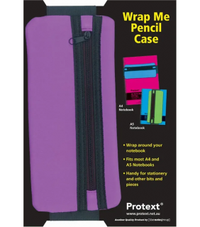 Protext Wrap Me Pencil Case- Purple