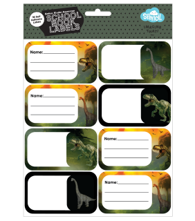 Spencil Book Labels - Jurassic Kingdom