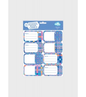 Spencil Book Labels - Pastel Plaid
