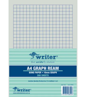 Protext Ream A4 10mm Graph Portrait 500 sheets ruled 1 side