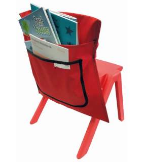 Protext Nylon Chair bags, 2 pockets - Red, Chair Back Opening 420mm