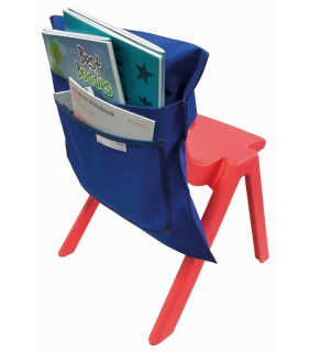 Protext Nylon Chair bags, 2 pockets - Blue, Chair Back Opening 420mm