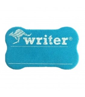 Writer Magnetic Dog Bone Eraser Blue Top With 1 Colour Print