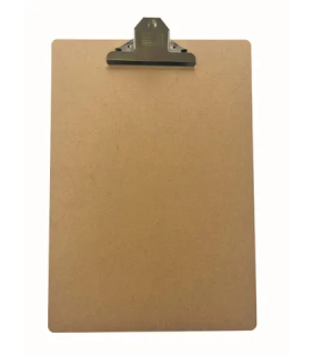 Protext A3 MDF Clipboard - heavy clip, clip on top short side