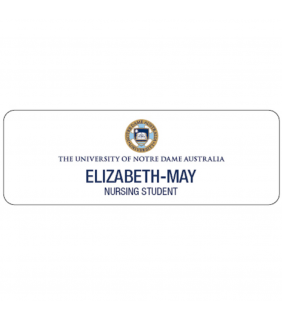 Notre Dame Name Badge – Nursing Student 