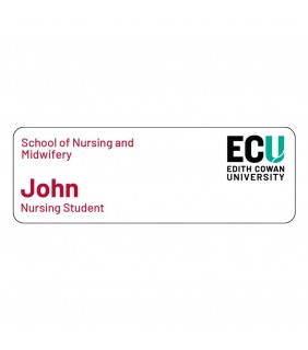 ECU Name Badge - Nursing Student