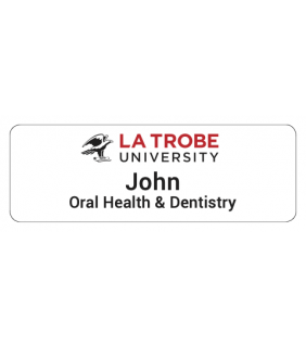 LTU Name Badge - Oral Health & Dentistry