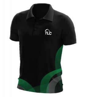 Tatachilla Lutheran College Polo House Senior Black/Emerald. 