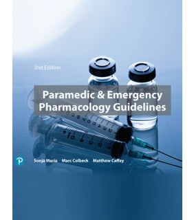 Pearson Education Paramedic & Emergency Pharmacology Guidelines (Pearson Origi