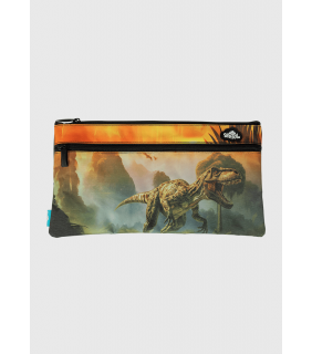 Spencil Twin Zip Pencil Case - Jurassic Kingdom