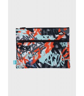 Spencil A4 Twin Zip Pencil Case - Urban Scrawl