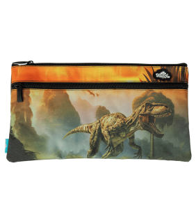 Spencil Twin Zip Pencil Case - Jurassic Kingdom