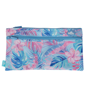 Spencil Twin Zip Pencil Case - Tropicana