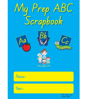 AMH Learning Supplies Scrapbook My Prep ABC Scrapbook - QLD Writing Lines