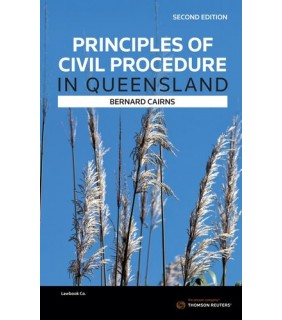 EBOOK Principles of Civil Procedure in QLD