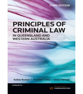 ebook Principles of Criminal Law in Queensland and Western Australia