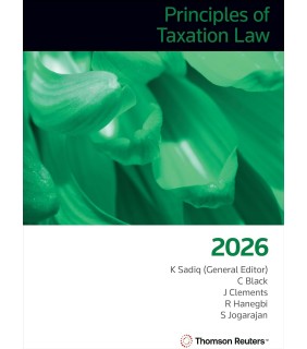 Thomson Reuters Principles of Taxation Law (2026)