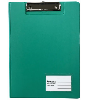Protext A4 PP Clip Folder - Aqua