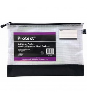 Protext A4 Mesh Pouch with note holder