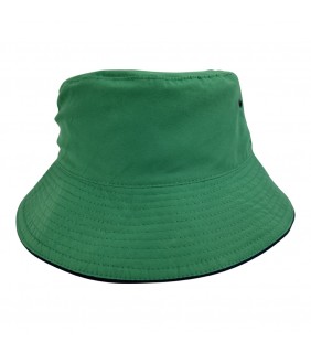 Navy Bucket Hat Reversible GREEN