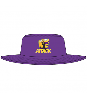 Purple Wide Brim Hat 
