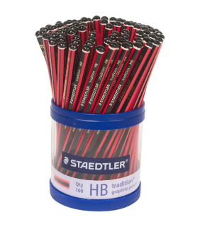 Staedtler tradition graphite pencils - cup of 100 x 110-HB