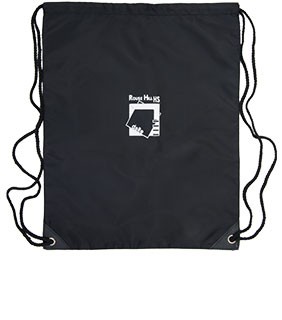 Sports Bag Drawstring Black