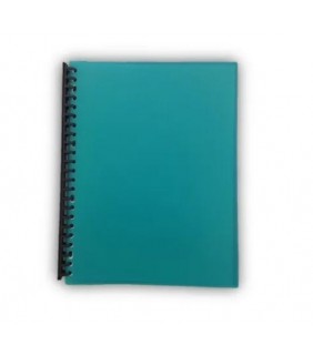 Unbranded A4 20pg refillable Display Book - Green