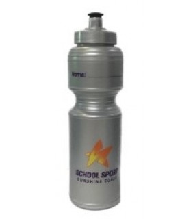 Water Bottle Silver 