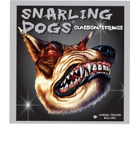 Snarling Dogs Guitar Strings Nylon Ball End Classical