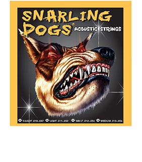 Snarling Dogs Guitar Strings Acoustic Medium Light .012 -.054