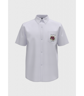 Shirt Short Sleeve White Boys (Senior)