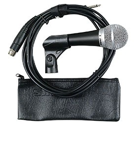Shure Vocal PGA48 Microphone with XLR to Jack cable