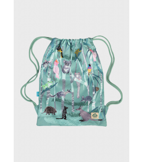 Spencil Habitat Big Drawstring Bag - Threatened Aussies
