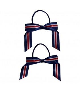 Bow Pony Stripe Pair