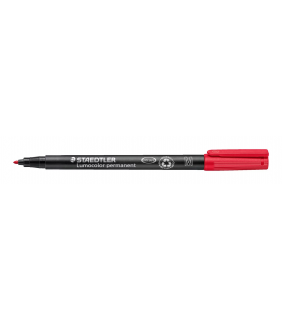 Lumocolor permanent medium - red - 1mm