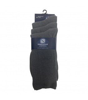 Socks Grey Turn Down (3pk) 
