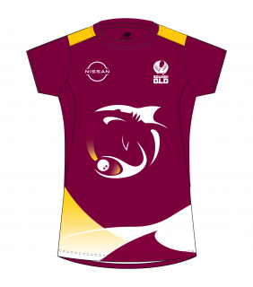 Squash Queensland Sharks Female Tournament Playing Tee