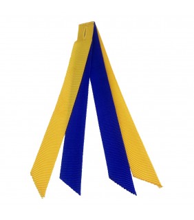 Tie Gold/Royal For Dress One Button