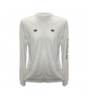  T-Shirt White L/S Unisex 
