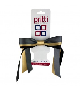 3 Colour Sports Bow Honey/Grey/Black OSFA