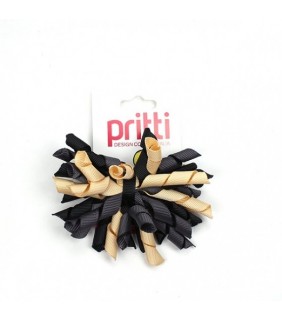 3 Colour Korker Bow Black/Black/honey