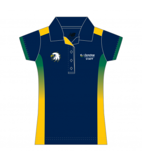 Staff Female Navy Match Polo