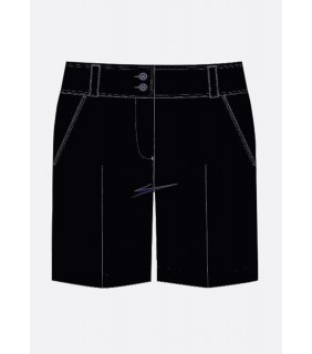 Short Formal Girls Wide Band w Waist Adj Blac 
