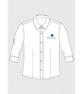 3/4 Sleeve Music Blouse