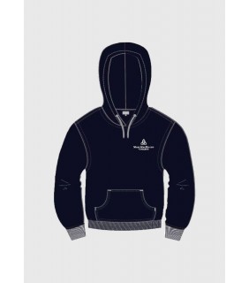 Fleece Hoodie Navy - Ladies