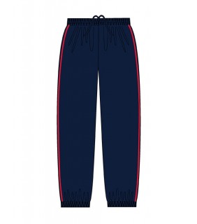 Pants Track Navy w/ Red Pipping 