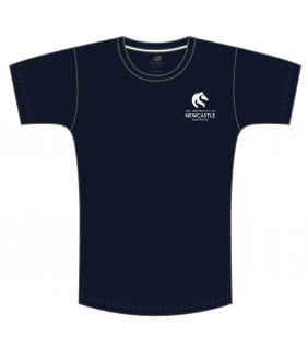 UON New Balance Mens T-Shirt Navy Small Print Logo